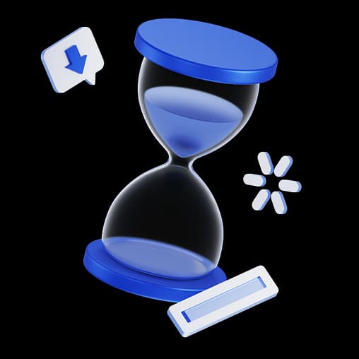 Hourglass decoration